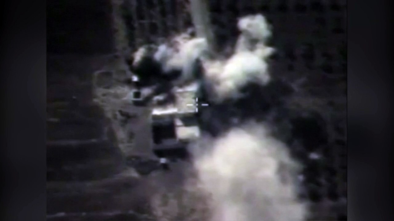Russia reportedly release Syrian air strike footage