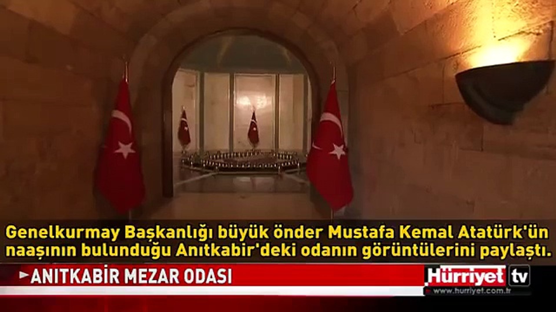 Atatürk'ün Anıtkabir'deki mezar sanduka odası - Dailymotion Video