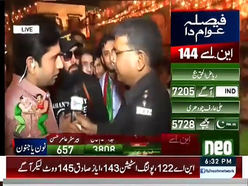 Police Show Misbehavior and bullying  to Ali  Mumtaz Neo TV
