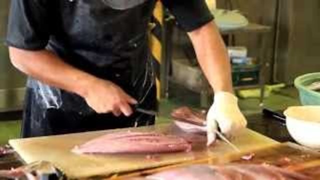 Amazing Cutting Fish in Japan - CANON EOS 5D Mark II Short Film