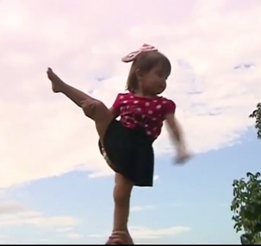 2 Year Old Wows With Stunts