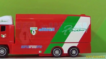 Download Video: Disney Pixar Cars 2 Stunt Racers SAL Transforming Transporter Francesco Bernoulli