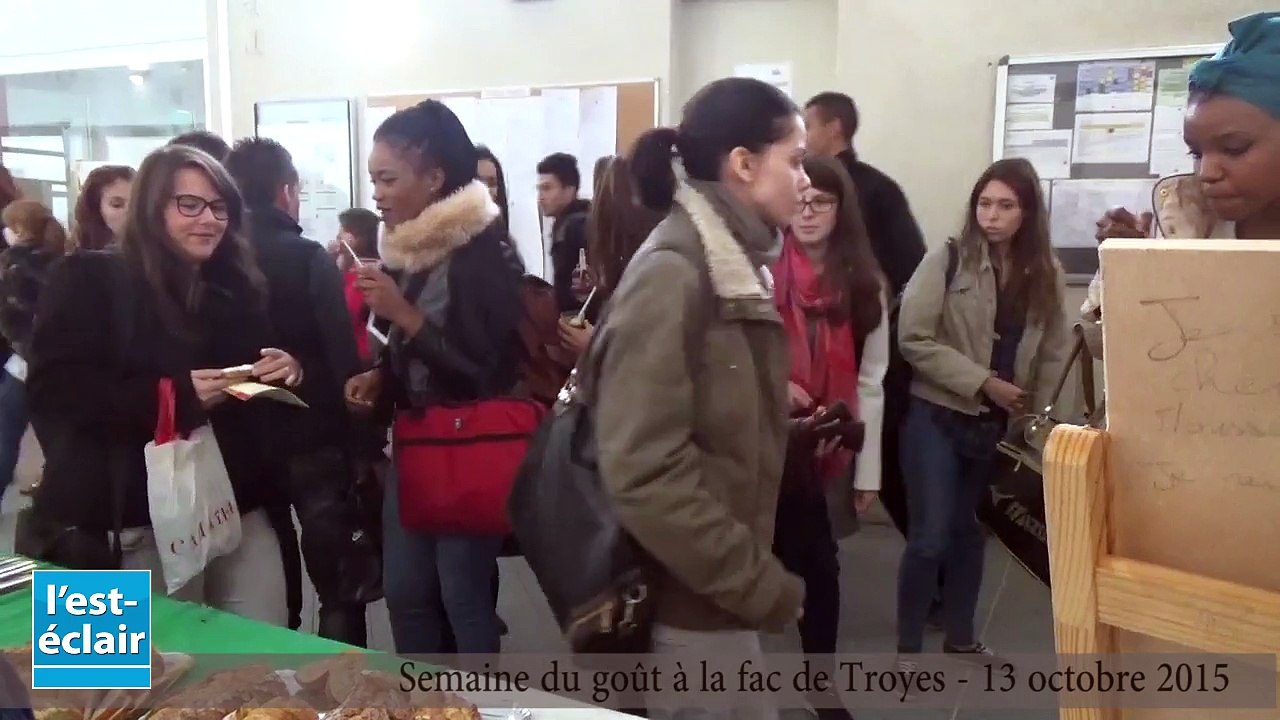 Semaine du goût à la fac de Troyes