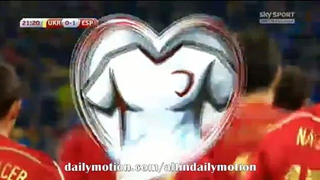 Mario Gaspar Fantastic Goal - Ukraine vs Spain 0-1