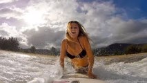 GoPro HD: Alana and Monyca Surfing Hawaii