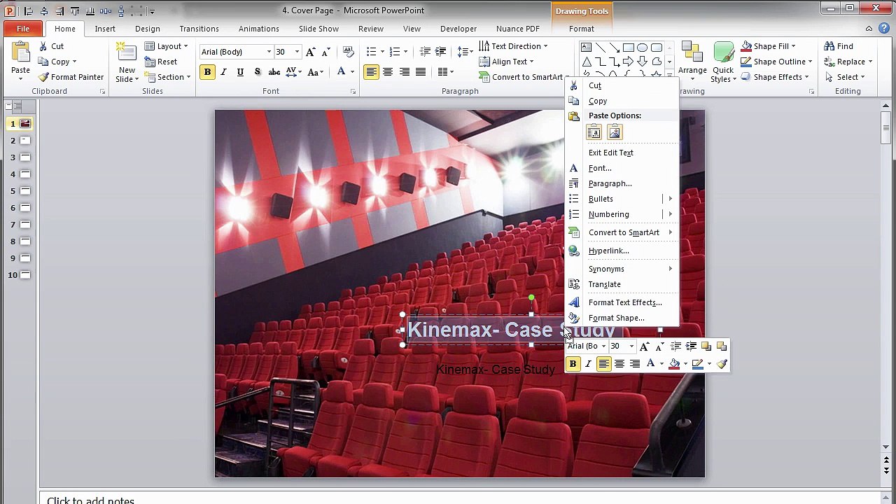 36_-_Kinemax_Case_Study_-_Designing_a_Cover_Page