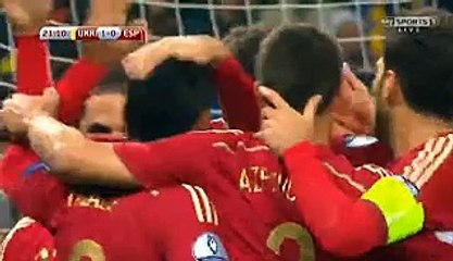 Mario Gaspar Amazing GOAL - Ukraine 0-1 Spain - EURO 2016 - 12.10.2015 HD
