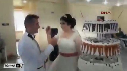 Gerdek dayağı hastanelik etti
