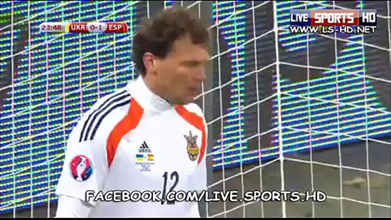 Missed penalty Cesc Fabregas -  Ukraine - Spain - 12 October 2015 HD
