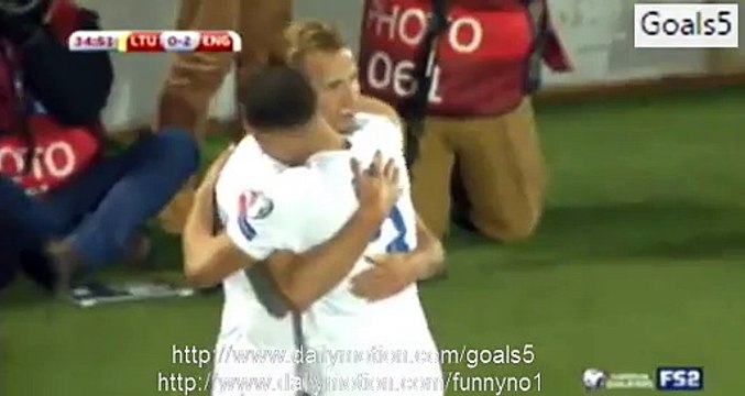 1st Half Goals - Lithuania 0-2 England - Euro 2016 - 12.10.2015 HD