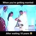 when you are getting married after 10 years- hilarious video