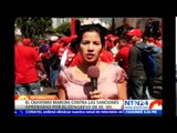 Miles de chavistas marchan en Caracas contra sanciones aprobadas por el Congreso de EE.UU.