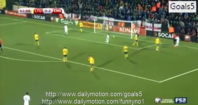 Alex Oxlade-Chamberlain Amazing Goal Lithuania 0-3 England Euro Qualifications 12.10.2015