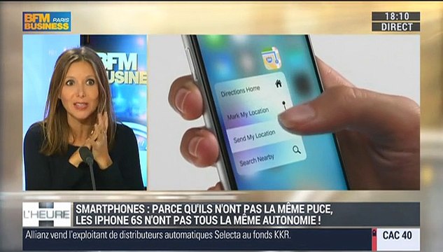 La Minute Tech: les iPhones 6s et 6s Plus n'ont pas tous la même autonomie - 12/10