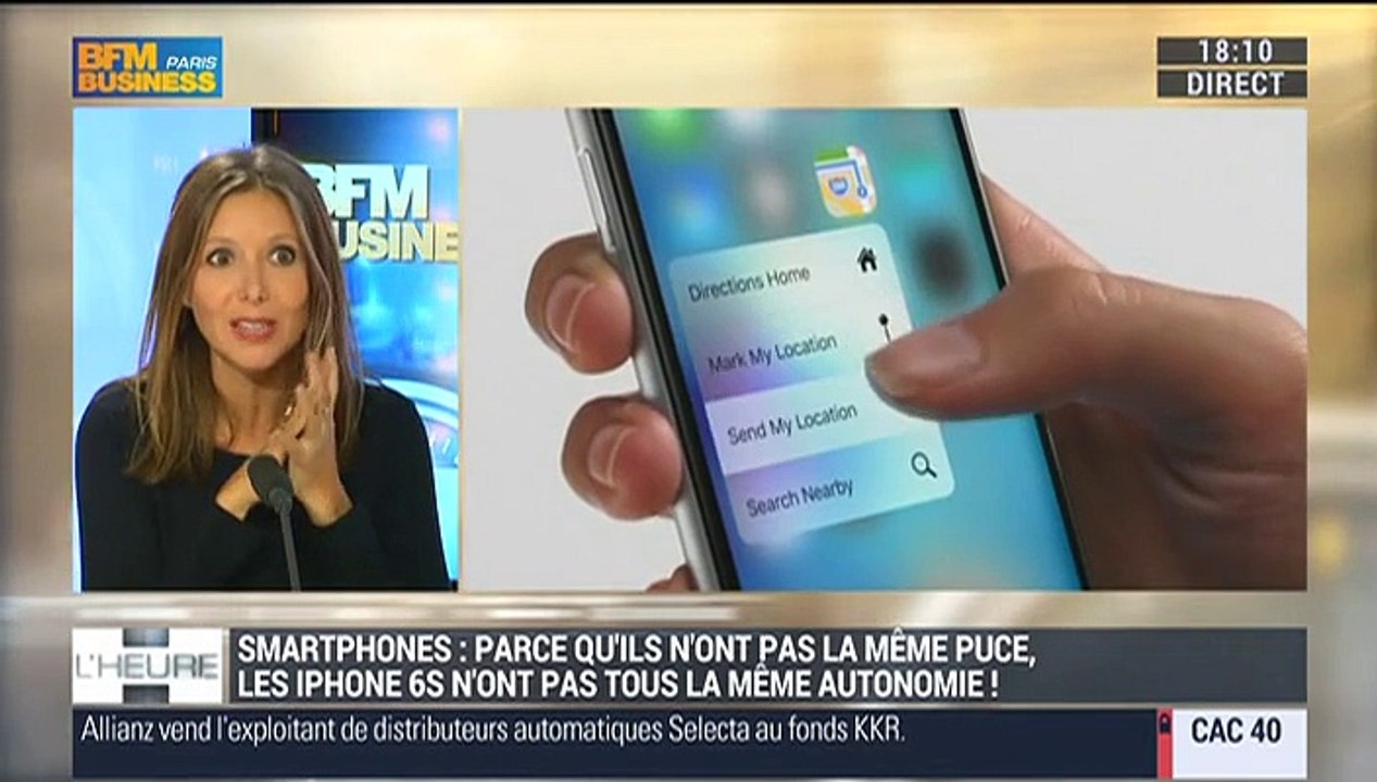 La Minute Tech: les iPhones 6s et 6s Plus n'ont pas tous la même autonomie - 12/10