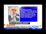 Ramón Guillermo Aveledo renuncia a su cargo como secretario ejecutivo de la MUD en Venezuela