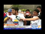 Estudiantes vuelven a la sede de la ONU en Caracas un mes después de haber sido desalojados