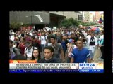 Venezuela cumple 100 días de protestas contra políticas de Nicolás Maduro