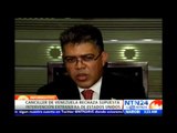 Canciller de Venezuela rechaza supuesta intervención extranjera de Estados Unidos