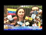 María Corina Machado explica recurso judicial para volver a ejercer como diputada en Venezuela