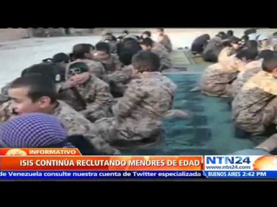 Revelan polémicas imágenes que muestran cómo el Estado Islámico entrena a niños