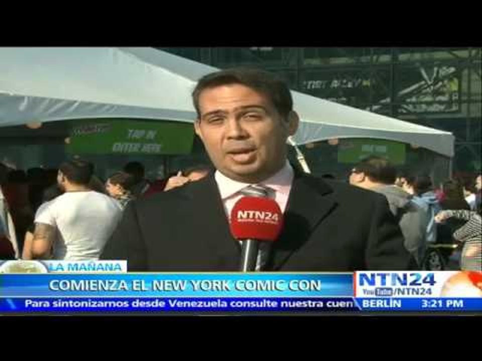 Aficionados a los videojuegos se dan cita en Nueva York para asistir al Comic-Con