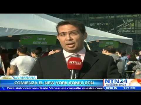 Aficionados a los videojuegos se dan cita en Nueva York para asistir al Comic-Con