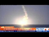 Rusia lanza 37 ataques aéreos contra zona de choques entre régimen y rebeldes