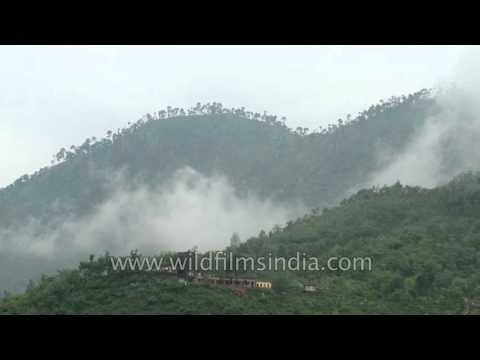 Mist over the hills of Uttarakhand