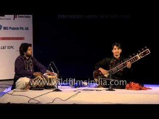 Tabla maestro Hafeez Ahmed Alvi performs with Sitar maestro Mehtab Ahmed Alvi