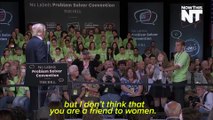 Donald Trump Says He Respects Women (OK, Sure)
