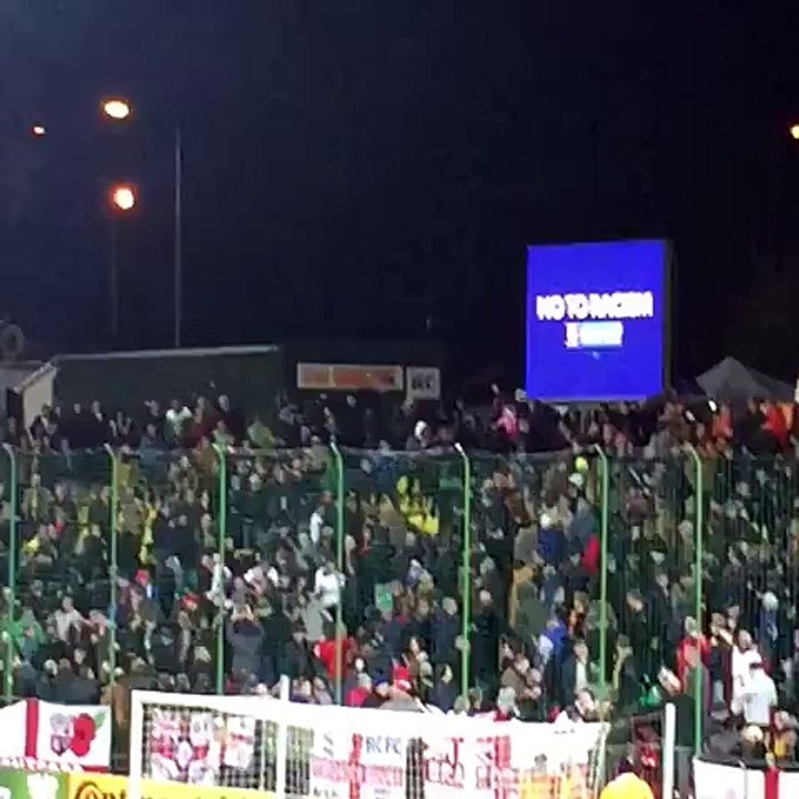 England and Lithuania fans brawl in the stands during Euro 2016 Qualifier