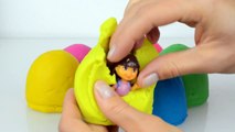 Disney Play doh Kinder Surprise eggs Peppa pig Toys Minions 2015 Monsters Mike Wazowski Do