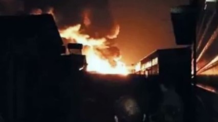 China: Another blast rocks Tianjin Beichen District, on Camera Video天津市北辰区10月12日晚发生爆炸视频