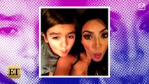 Kim Kardashian Floods Instagram with Adorable Mason Disick Selfies