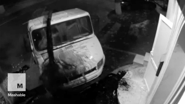 3 tons of human waste was dumped on political party's doorstep in Moldova