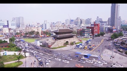 The Seoul City Wall of Seoul with Jeong Do jeon