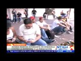 Jornada de protestas en Venezuela para exigir la liberación de los alcaldes y estudiantes detenidos