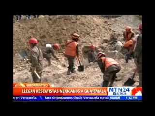 Pobladores que siguen en zona afectada por alud en Guatemala no tienen a dónde ir