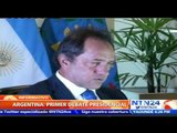 Candidatos presidenciales argentinos debatirán sin el oficialista Daniel Scioli
