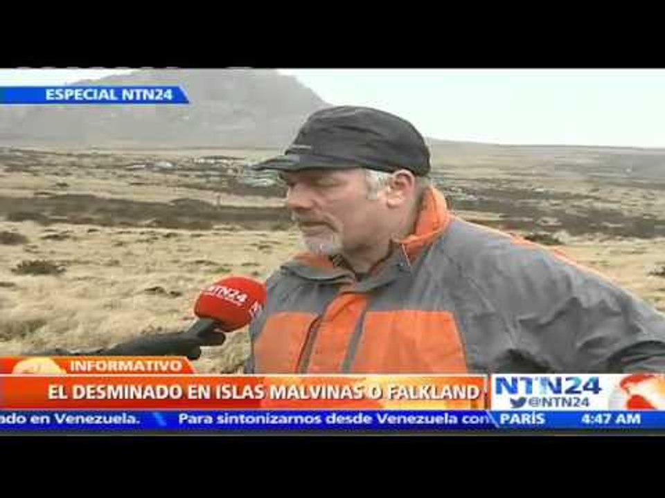 NTN24 acompaña al valeroso equipo que desentierra minas sembradas hace 33 años en las Malvinas