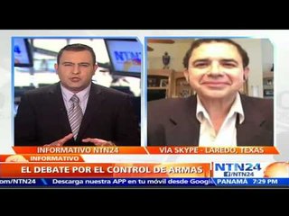 Congresista demócrata reconoce que es difícil obtener consenso para restringir porte de armas