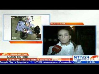 Si Leopoldo está bien, dejen entrar a la Cruz Roja y a presidentes del mundo: Lilian Tintori