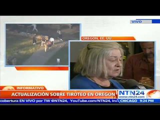 Autoridades de Oregon no revelarán identidad del sospechoso del tiroteo que dejó 10 muertos