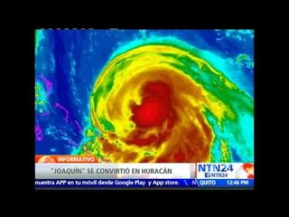 Las Bahamas y la costa este de EE.UU. en alerta por llegada de huracán 'Joaquín'