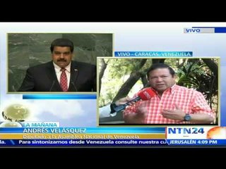 “Maduro es un farsante e inmoral" que emite discursos sin elocuencia sobre DD.HH.: Andrés Velásquez