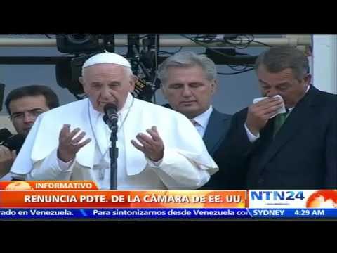 John Boehner, presidente de la Cámara de Representantes de Estados Unidos renuncia a su cargo