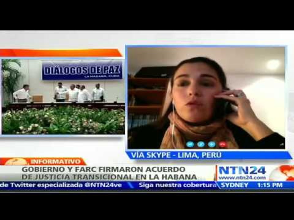 “Somos cautelosamente optimistas con acuerdo sobre justicia transicional": Michelle Reyes Milk