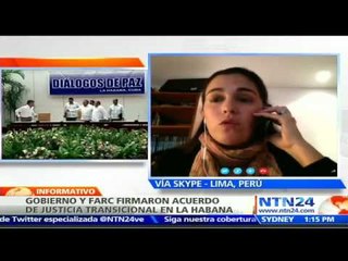 “Somos cautelosamente optimistas con acuerdo sobre justicia transicional": Michelle Reyes Milk