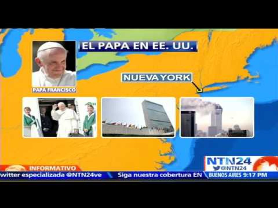 Conozca la agenda que cumplirá el papa Francisco durante su visita de cinco días a Estados Unidos